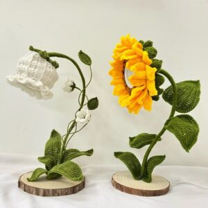 Cover Lampu Rajut Handmade