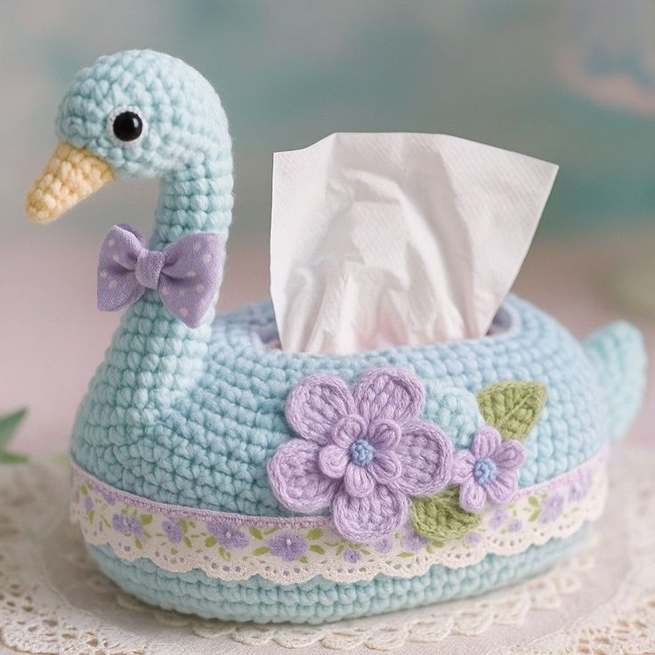 Tempat Tisu Rajut Handmade